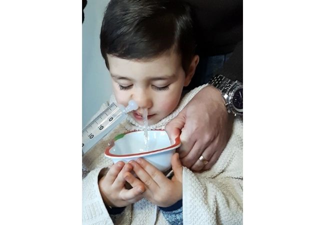 Limpeza Nasal com Soro